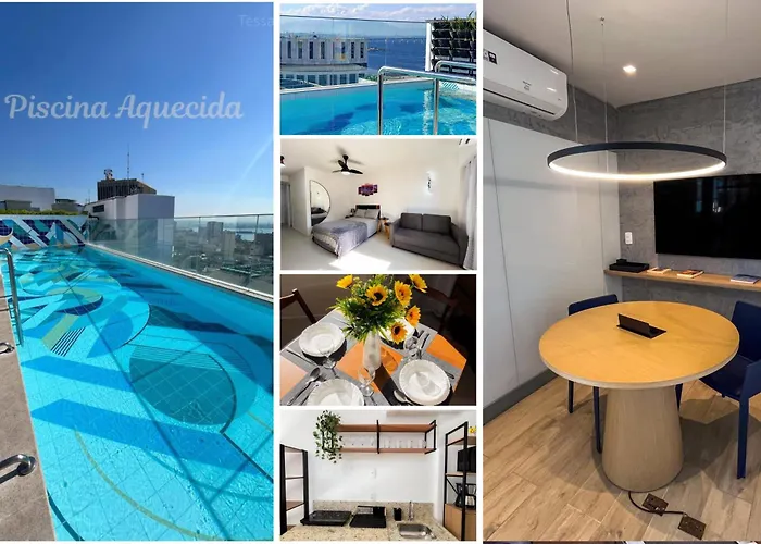 Rooftop com piscina, conforto a 15 min de Copacabana, ao lado do Museu do Amanhã Rio de Janeiro